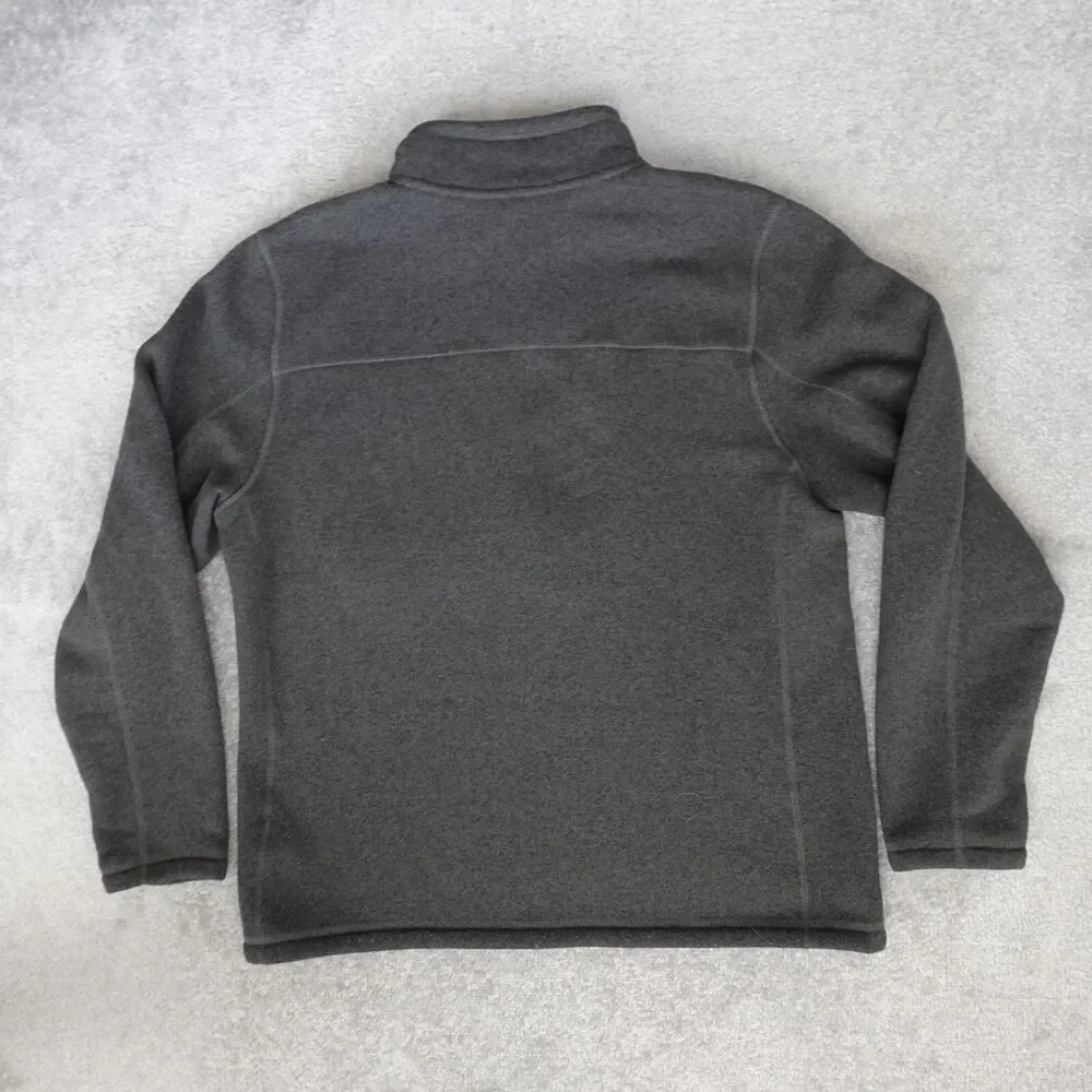 The North Face Sweater Men XL Gray Canyonlands Fleece Pullover 1/2 Zip Mock Neck
